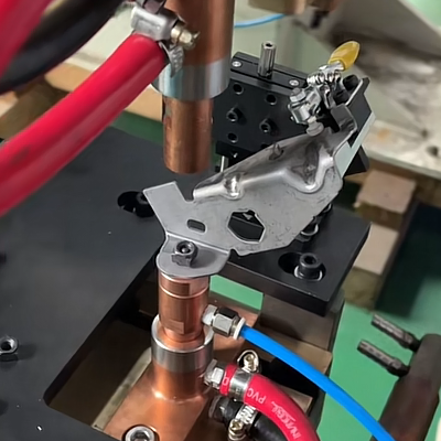 Stainless steel nut spot welding